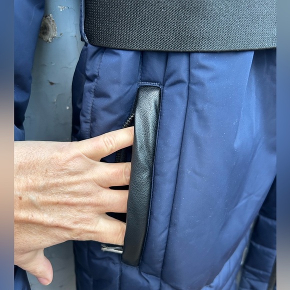 Oxygen Navy 3/4 length Parka, size XXL - Picture 5 of 13